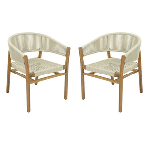 English Elm Modern Chenille Accent Chair with Ottoman Plush Wide Seat Curved Arms for Bedroom Teak+ Beige N719P428476A