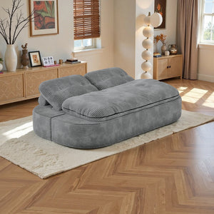 English Elm 2-In-1 Convertible Modular Sofa Bed - Memory Foam Comfort, No Assembly, Stylish Space-Saving Solution! W3653P355609