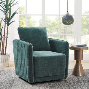 Madison Park Kaley Modern/Contemporary Upholstered 360 Degree Swivel Chair MP103-1215 Green