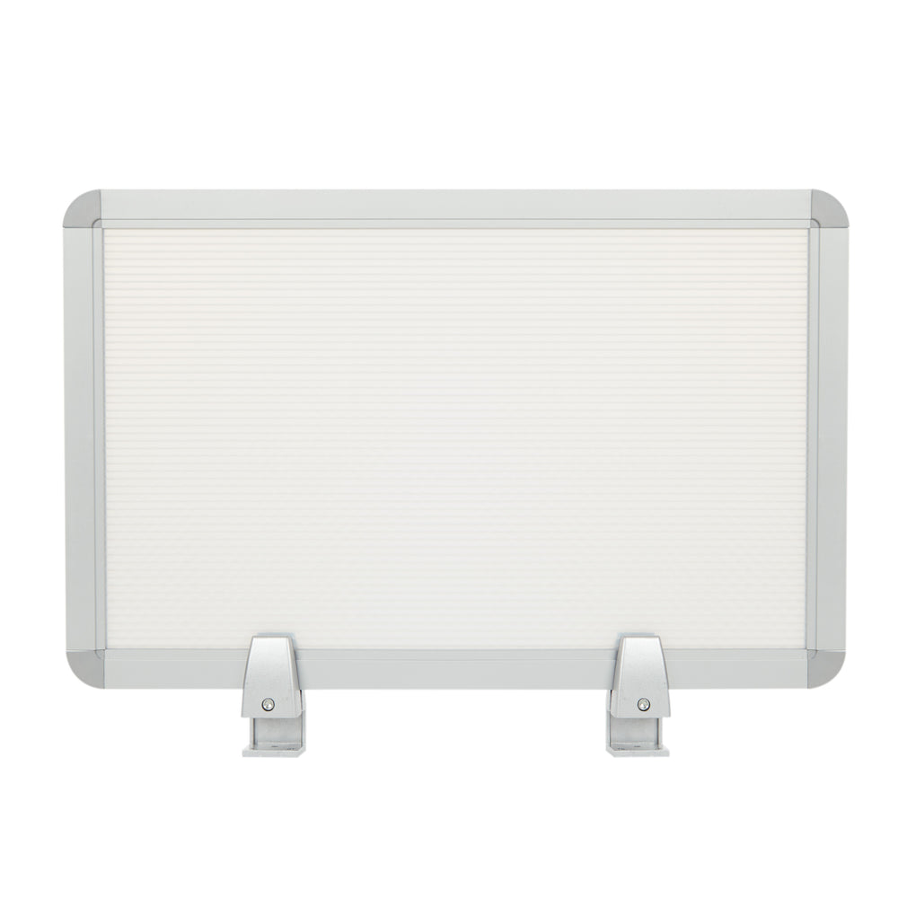 OSP Home Furnishings Privacy Screen for Prado Desk Return Silver