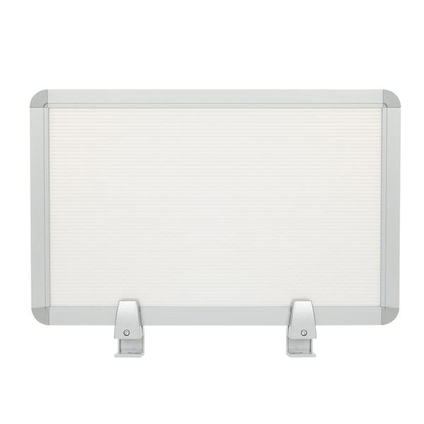 OSP Home Furnishings Privacy Screen for Prado Desk Return Silver