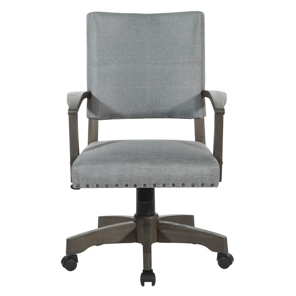 OSP Home Furnishings Santina Bankers Chair Antique Grey / Grey
