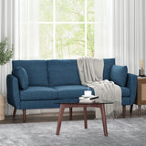 Christopher Knight Home® - Noble House - Feichko Contemporary Fabric Pillow Back 3 Seater Sofa