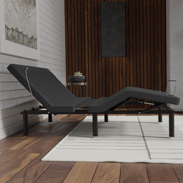 English Elm Model G2 Queen Adjustable Base with Voice Control Massage Led Lighting Zero Gravity B180P172201