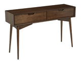 OSP Home Furnishings Copenhagen Console Table Walnut