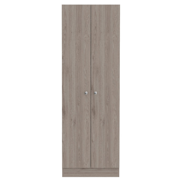 English Elm Virginia Double Door Storage Cabinet with 5 Shelves – Space-Saving Kitchen, Garage & Mudroom Organizer, Modern Design B128P148832