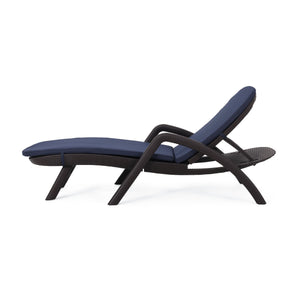 English Elm Christopher Knight Home® - Mikael Chaise Lounge With Cushion – Elegant Dark Brown Design For Ultimate Indoor & Outdoor Comfort 70798.00DNVY