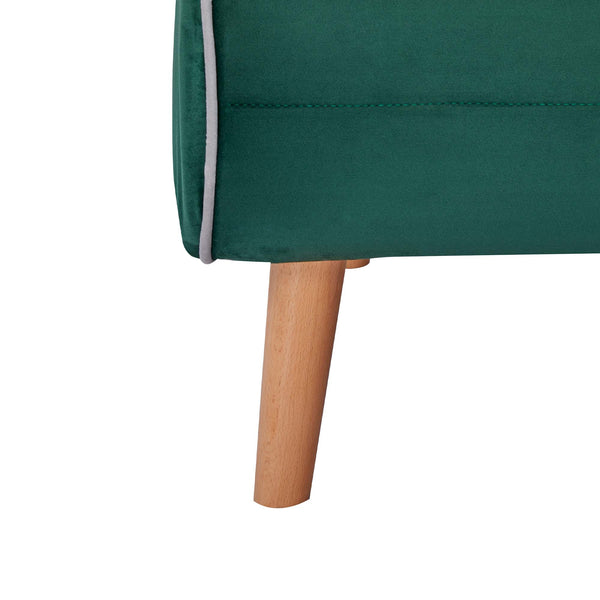 English Elm Canon Versatile Green Velvet Modular Sofa Bed Set – Space-Saving, Quick-Convert, Stylish Comfort! W3391S00002