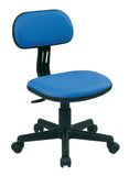 OSP Home Furnishings Student Task Chair Blue