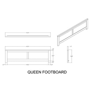 English Elm Augusta Solid Wood Full Bed with Lit Panel Headboard, Low Profile Sturdy Construction, Stylish Beige+Brown 84.84 L x 4.53 W x 8.66 H B201S00396