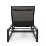 Christopher Knight Home® - Noble House - Modesta Outdoor Aluminum Chaise Lounge With Mesh Seating