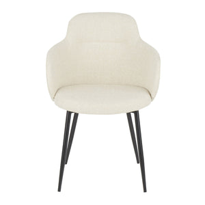 English Elm Mason Swivel Dining Chairs Faux Leather Upholstered with Steel Base Set of 2 B202P223435