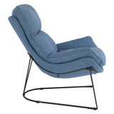 OSP Home Furnishings Ryedale Lounge Chair Blue