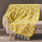 Christopher Knight Home® Noble House Handloom Cotton Chaneel Throw