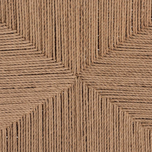 English Elm Modern Seagrass Woven Acacia Wood Dining Chair Set Bohemian Organic Style B2750P467773