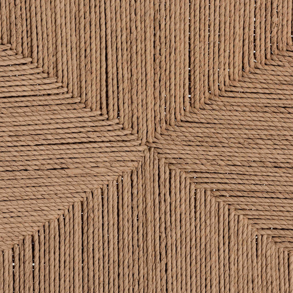 English Elm Modern Seagrass Woven Acacia Wood Dining Chair Set Bohemian Organic Style B2750P467773