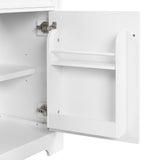 English Elm 20" Bathroom Vanity With Sink, Bathroom Cabinet With Soft Closing Door, Storage Rack and Adjustable Shelve, White (Old Sku:	
Wf531249Aak)