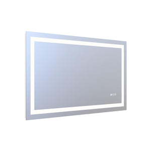 English Elm 40" Led Vanity Mirror with Front Back Halo Glow Anti-fog Dimmable Aluminum Frame W1920P493136