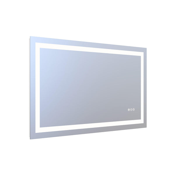 English Elm 40" Led Vanity Mirror with Front Back Halo Glow Anti-fog Dimmable Aluminum Frame W1920P493136
