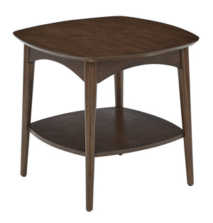 OSP Home Furnishings Copenhagen Accent Table Walnut