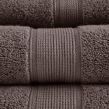 Madison Park Signature 800GSM Glam/Luxury 100% Cotton 8 Piece Antimicrobial Towel Set MPS73-441 Mocha