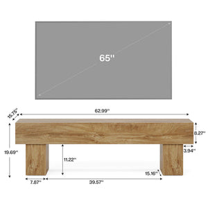 English Elm Practical Geometric Console Table with Matte Black Wood Grain Finish for Entryway or Sofa T3971P454023