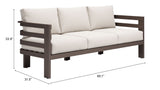 Bal Harbor Sofa White 704041 Zuo Modern