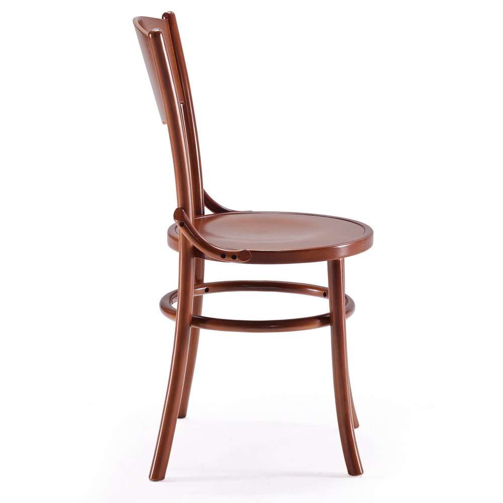 English Elm Solid Solid Wood Dining Chairs Set of 2 Rustic Farmhouse Mid Century Kitchen Seating, Fully Assembled Dark Walnut T3623P408536