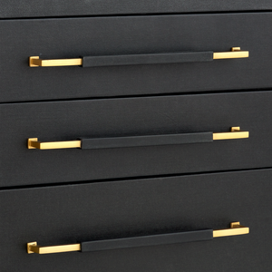Verona Black Secretary Desk - Stylish Lacquered Design with USB Ports, Adjustable Shelves & Safety Features