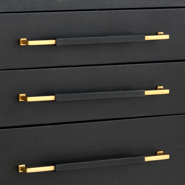 Verona Black Secretary Desk - Stylish Lacquered Design with USB Ports, Adjustable Shelves & Safety Features