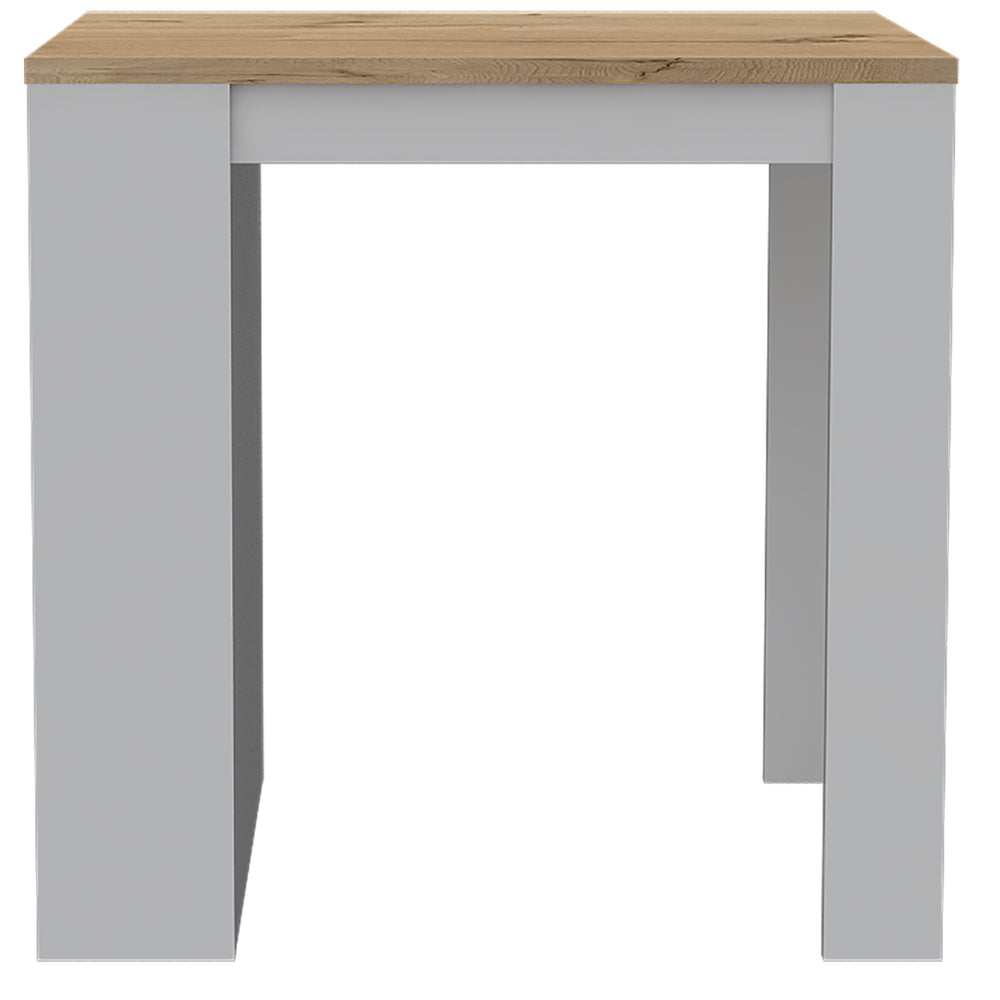 English Elm Alameda Modern Kitchen Island with Three Concealed Drawers, Multicolor Particle Board, 36.2" Top B128S00130