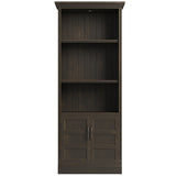 Parker House Shoreham - Medium Roast 35 In. Door Bookcase Medium Roast Acacia Solids / Birch Veneers SHO#435-MDR