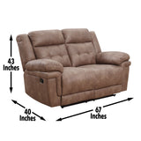 Steve Silver Anastasia Recliner Loveseat AT850LC