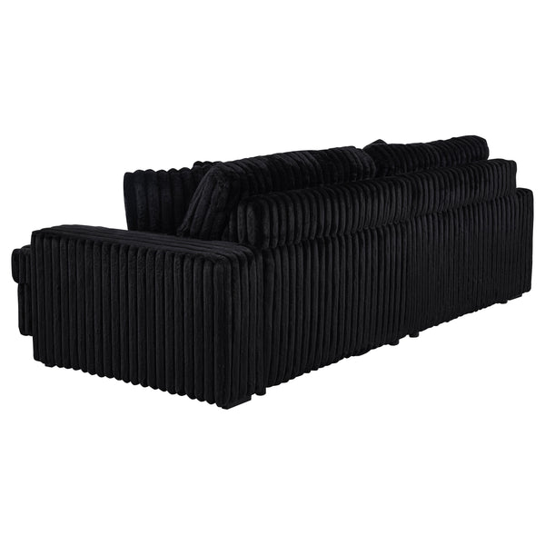 English Elm Clifford Corduroy Power Reclining Sectional Sofa with Dual Chaise and Usb Ports B062S01735