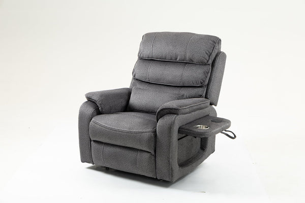 English Elm Lounge Electric Lift Chair With 180° Recline, Massage, Heating, Storage & Wireless Charging Options W547S00058