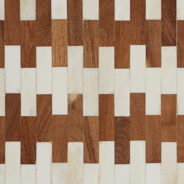 Tia Decorative Box Set of 2 - Elegant Bone & Wood Design with Linen Lining for Bohemian Style Decor