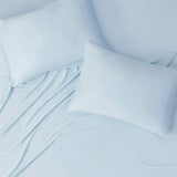 Beautyrest Tencel Polyester Blend Casual Sheet Set BR20-3896 Blue