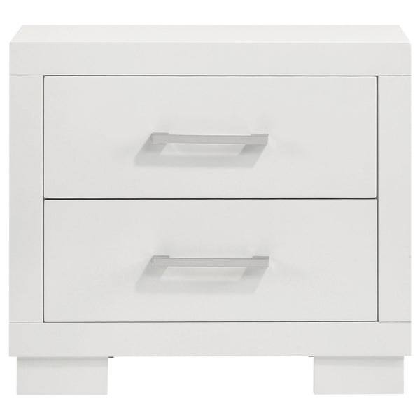 English Elm Piero Wire-brushed Oak Veneer Queen Bedroom Set with Louvered Panels Coastal Style B062S00737