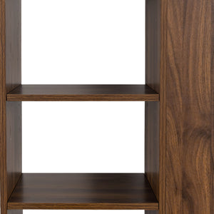 English Elm 70.87" H Modern Wooden Tall Storage Cabinet With 4 Display Shelves, 3 Drawers For Home & Office W331P281203