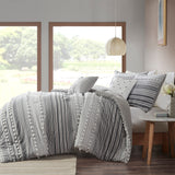 Urban Habitat Calum Modern/Contemporary Cotton Comforter Set UH10-2298 Grey