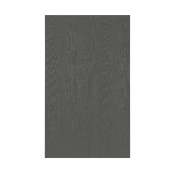 English Elm Trexm Farmhouse Six Seat Dining Set Oak Veneer Distressed Table Upholstered Chairs Gray ST000153AAE
