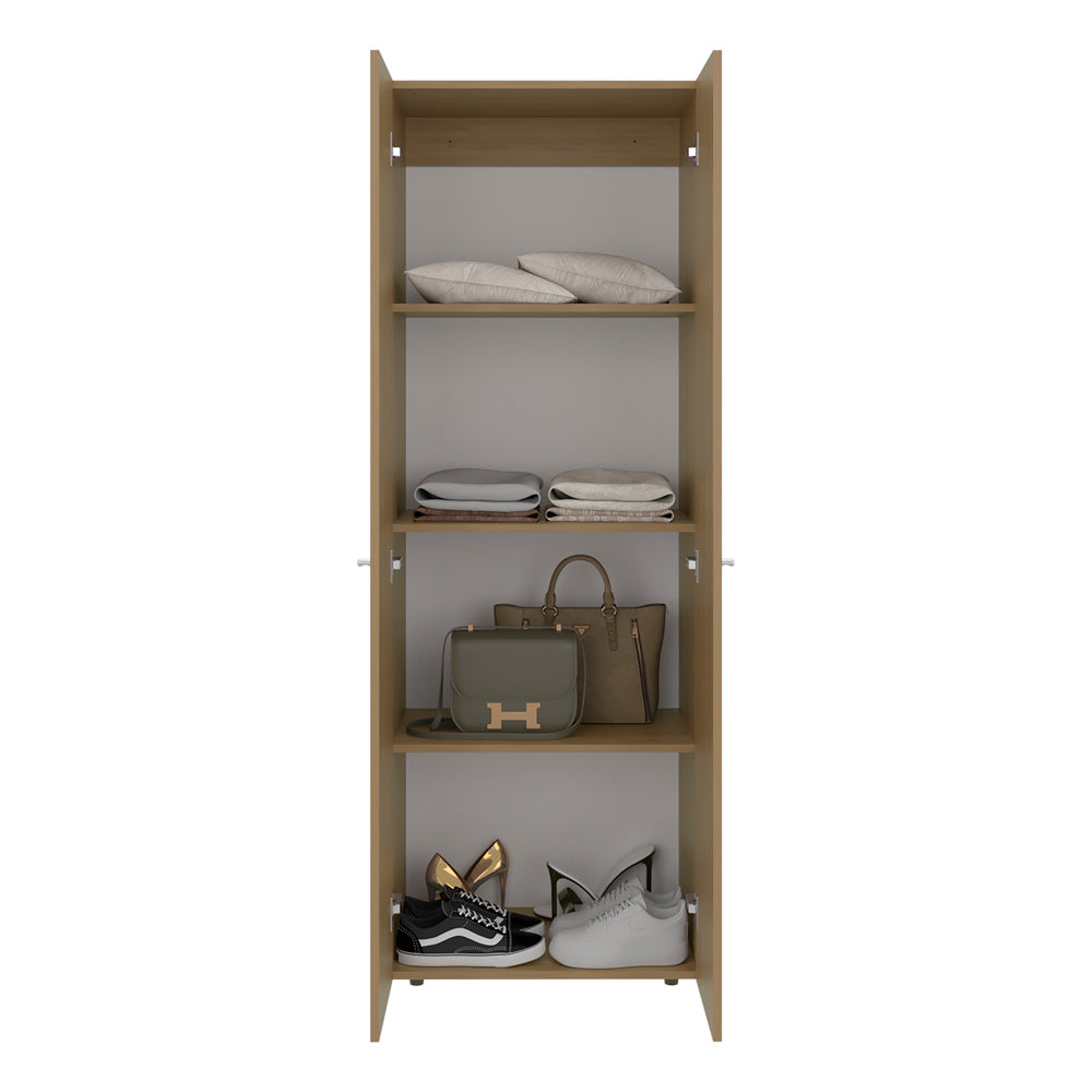 English Elm Soham Closet System Eco Macadamia Beige – Engineered Wood Organizer, Custom Shelves for Clothes & Decor B092P360640