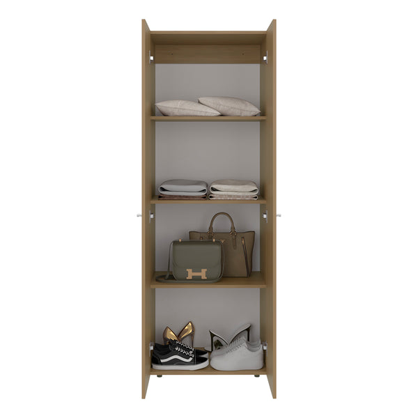 English Elm Soham Closet System Eco Macadamia Beige – Engineered Wood Organizer, Custom Shelves for Clothes & Decor B092P360640