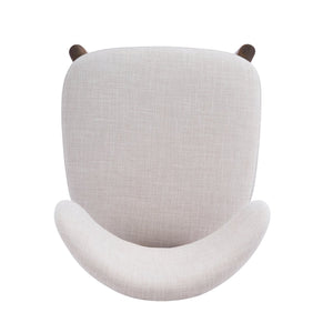 English Elm Christopher Knight Home® - Beige Mid-Century Dining Chairs Set Of 2 - Walnut Frame, Ergonomic Comfort & Timeless Style N768P341563W