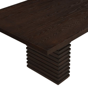 English Elm Christopher Knight Home® - 95Inches Espresso Dining Table - Modern Industrial Design For 6-10 Guests, Solid Wood & Durability N771P346933O_N771P346934O