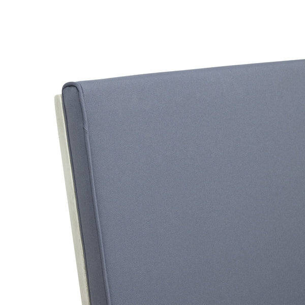 English Elm Christopher Knight Home® - CASA Acacia Rocking Chair with Water-Resistant Cushions, Rustic Outdoor Comfort & Smooth Rocking Motion Grey 46.5 L x 29.5 W x 9 H 64272.00LDGRY