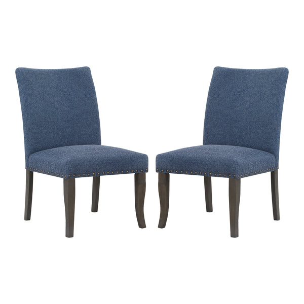 OSP Home Furnishings Hamilton Dining Chair  - Set of 2 Atlantic
