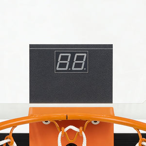 English Elm Mini Indoor Basketball Hoop with Electronic Scoreboard for Bedroom or Dorm Room Play W3087P376257