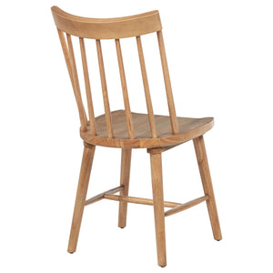 English Elm Carlos Windsor Spindle Back Rubberwood Dining Chairs Ergonomic Set of Two Natural B062P447841