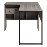 OSP Home Furnishings Hagney Lane L-Shaped Desk Farm Oak